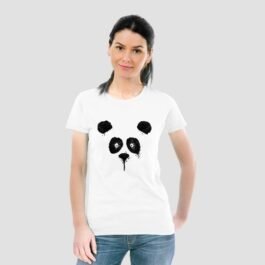 Women’s Round Neck Tshirt Panda