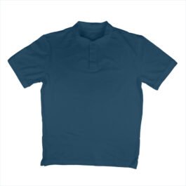 Unisex Polo T shirt Navy Blue