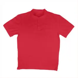 Unisex Polo T shirt Red